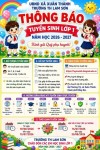 Thông tin tuyển sinh lớp 1 Trường TH Lam Sơn năm học 2026-2027